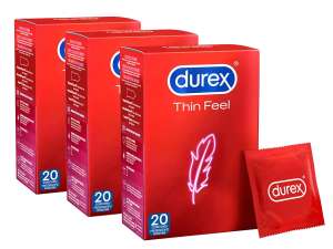 60x Durex Thin Feel Kondome