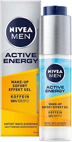 2x NIVEA MEN Active Energy Wake-up Sofort-Effekt Gel (50 ml)