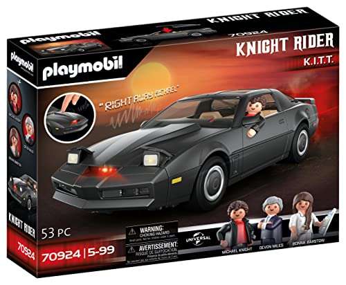PLAYMOBIL 70924 Knight Rider - K.I.T.T., Mit original Licht und Sound, Für Knight Rider-Fans und Kinder, 5-99 Jahre