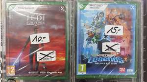MediaMarkt Wien Mitte: [Xbox] Star Wars Jedi: Survivor und Minecraft Legends - Deluxe Edition