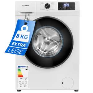 Bomann 7185 Frontlader Waschmaschine 8kg max. 1400 U/min, 10 Jahre Motor-Garantie