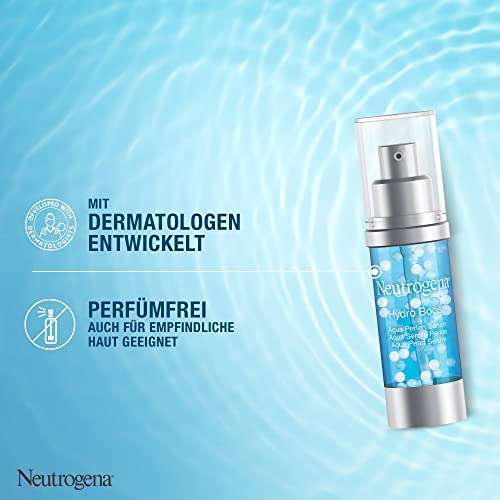 Neutrogena Hydro Boost Augencreme Gel, mit Glycerin & Hyaluron, parfümfrei, 2 x 15ml