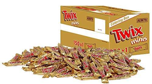 Twix Minis – 1 Packung mit 150 Riegeln (3 KG)
