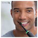 Für 49,99€ durch Cashback Oral-B Genius X Elektrische Zahnbürste/Electric Toothbrush, künstliche Intelligenz & Bluetooth-App,Braun, schwarz