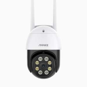 Annke WPT400 - 4MP WiFi Pan&Tilt Außen-Kamera mit Farbnachtsicht, Two-Way Audio, Micro SD-Card Slot