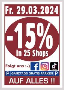 Lugner City: -15% auf "alles" in 25 Shops