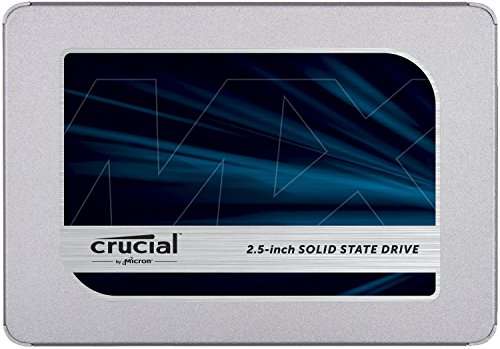 Crucial MX500 CT1000MX500SSD1 1TB (3D NAND, SATA, 2.5 Inch, Internal SSD)