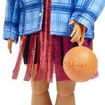 Barbie HDJ46 Extra - Puppe in Basketball-Jersey mit Haustier