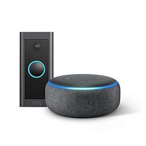 Ring Video Doorbell Wired von Amazon + Echo Dot (3. Gen.)