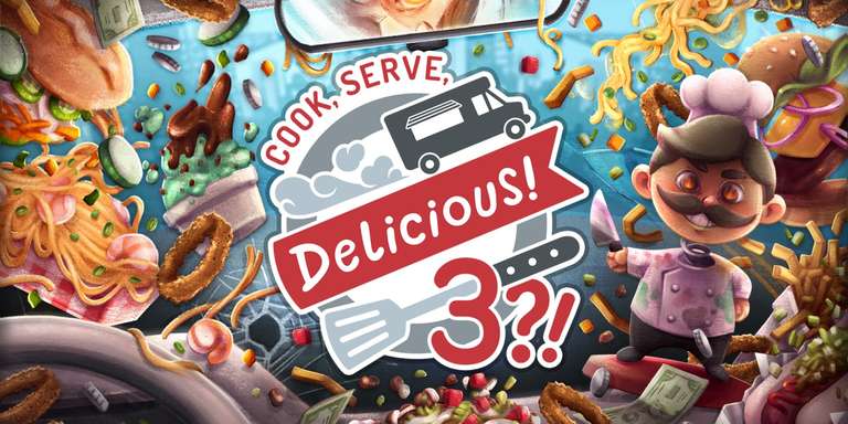 "Cook, Serve, Delicious! 3?!" (Windows PC) gratis im Epic Store ab 11.8. 17 Uhr bis 18.8. 17 Uhr.