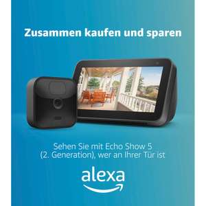 Blink Outdoor - 1 Kamera System HD-Sicherheitskamera + Amazon Echo Show 5 2021