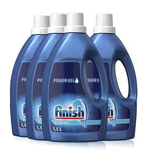 Finish Classic Power Gel – Geschirrspülmittel für die Spülmaschine – Sparpack mit 4 x 1,5 l