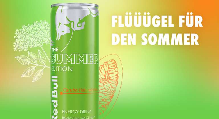 Red Bull Summer Edition 2024 Curuba-Holunderblüte in Vorarlberg
