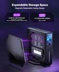 Acemagic S1 Mini PC mit LCD Bildschirm, 12TH Gen Intel Alder Lake-N97, 3,6 GHz, 16GB DDR4, 512GB M.2 SSD, RGB Mini Desktop