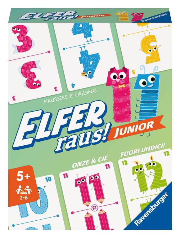 Ravensburger 20947 Elfer Raus! Junior Kartenspiel