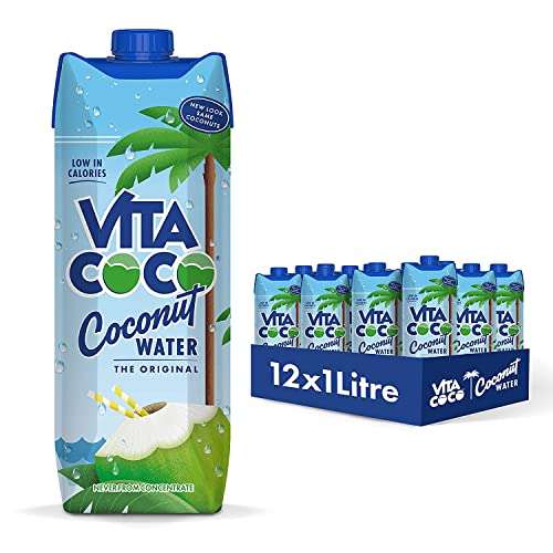 12x Vita Coco „Coconut Water“ - Pures Kokoswasser (je 1l)