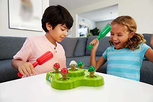 Mattel Games - Hau den Maulwurf! Kinderspiel mit Hämmern