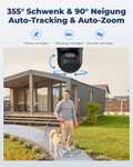 Reolink TrackMix Intelligente 360° View Dual Lens WLAN-Kamera mit Akku inklusive Solarpanel, Auto-Zoom und -Tracking