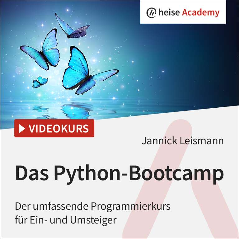 heise.de - Das Python Bootcamp: Der komplette Programmierkurs für Anfänger & Informationssicherheit im Unternehmen Videokurs