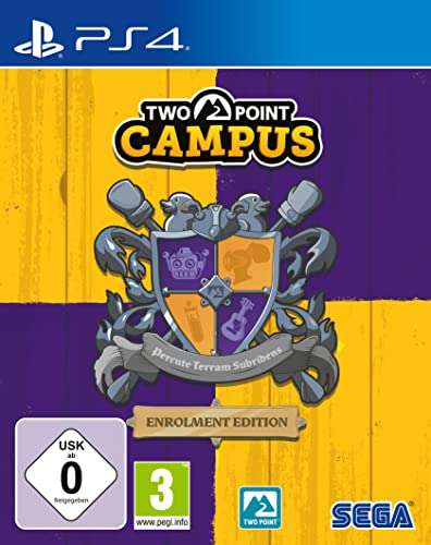 "Two Point Campus Enrolment Edition" (PS4 / PS5 um 10,08€) (Nintendo Switch um 15,13€)