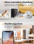GoveeLife Intelligenter Elektrischer Heizlüfter, App & Sprachsteuerung, 3 Heizstufen, Thermostat