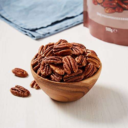 2x 500g Happy Belly Pekannusskerne, ungesalzen