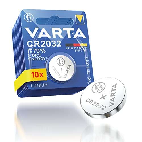VARTA Knopfzellen CR2032, 10 Stück