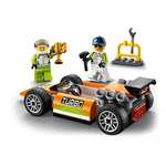 LEGO 60322 City Rennauto, Formel 1 Auto für Kinder ab 4 Jahren, Rennwagen-Spielzeug mit Mechaniker- und Rennfahrer-Minifiguren