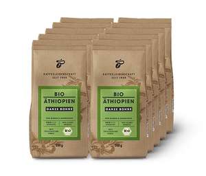 Tchibo Kaffee: Bio Äthiopien – 10x 250 g Ganze Bohne -25 % Aktion + -10 % NL-Gutschein