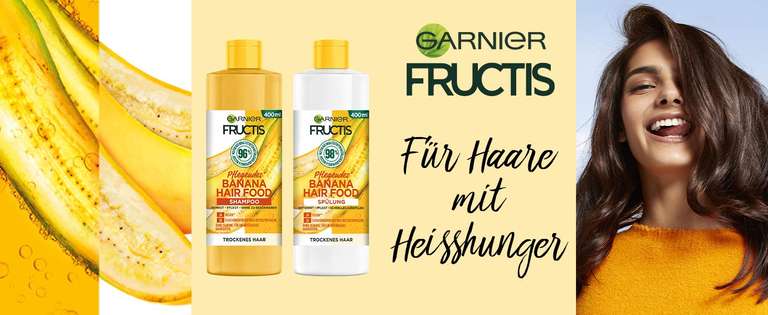 Garnier Fructis Pflegendes Banana Hair Food Shampoo 400ml