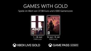 Games with Gold im Juni 23: "Adios" und "The Vale: Shadow of the Crown"