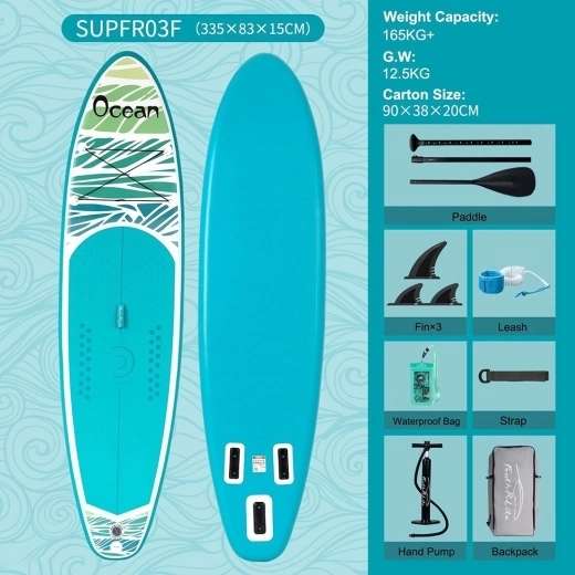 FunWater SUPFR03F Stand Up Paddle Board Set