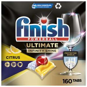 Finish Ultimate Infinity Shine Citrus Spülmaschinentabs 160 Stück (2x80)