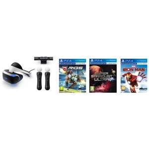 SONY PlayStation VR V2 Megapack + IronMan VR + Rigs VR + Super Stardust VR (PS4)