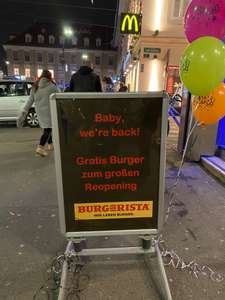 GRATIS Burger bei Burgerista in Graz
