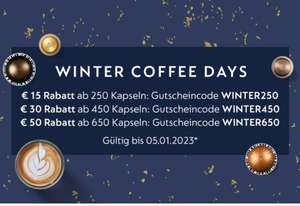 Winter Coffee Days bei Nespresso
