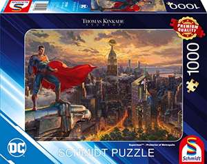 Schmidt Spiele 57590 Thomas Kinkade, Superman, Protector of Metropolis, 1000 Teile Puzzle