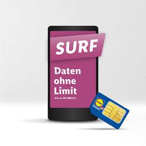 [Lidl Connect] Surf - Tarif mit 80/Mbits !