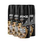 Axe Bodyspray Leather & Cookies Deo 150ml 4er Pack