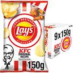 Lay's KFC Knusprig gewürzte Kartoffelchips (9 x 150 g)