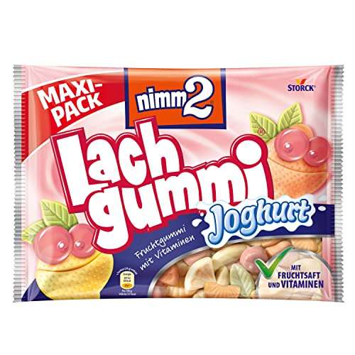 Nimm 2 Lachgummi Joghurt 375(!)gramm Maxi Pack bei Amazon