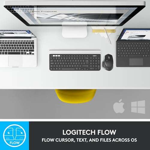 Logitech MX Master 2S Bluetooth Edition Wireless Maus, Multi-Oberfläche, ergonomisch, wiederaufladbar, verbindet bis zu 3 Mac/PC