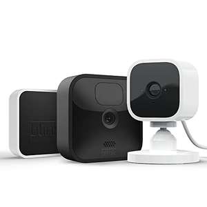 Blink Outdoor, witterungsbeständige HD-Überwachungskamera, 1 Kamera + Blink Mini