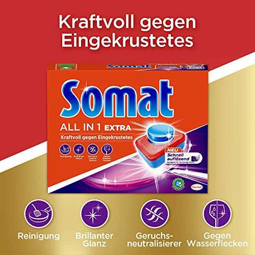 Somat All in 1 Extra Spülmaschinen Tabs, 90 Tabs