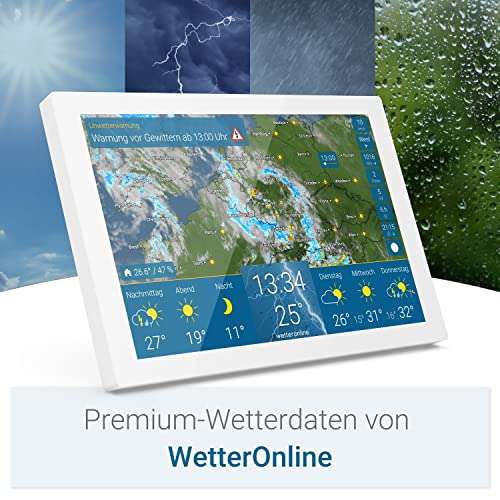 Wetteronline Home 3 Wetterdisplay mit Wetterradar