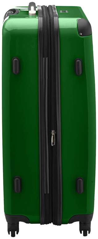 HAUPTSTADTKOFFER Alex - Hartschalen-Koffer, TSA, 4 Doppel-Rollen, Volumenerweiterung, 75 cm, 119 Liter, Grün ODER 3er Set um 156,47€