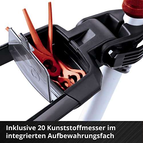 [Prime] Einhell Akku-Rasentrimmer GE-CT 18 Li Kit Power X-Change inkl. 20 Messer und Akku