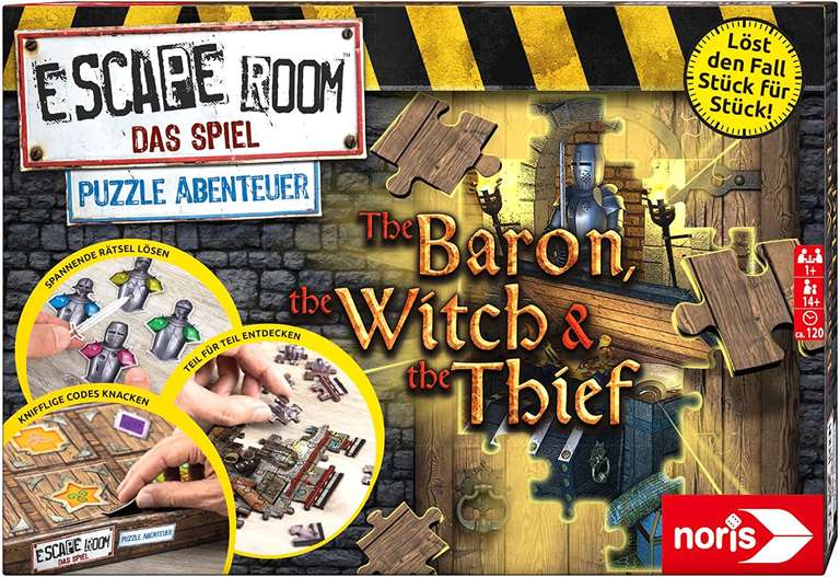 Noris Escape Room Puzzle - "The Baron, The Witch & The Thief"