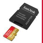SanDisk Extreme R190/W90 microSDXC 128GB Kit, UHS-I U3, A2, Class 10