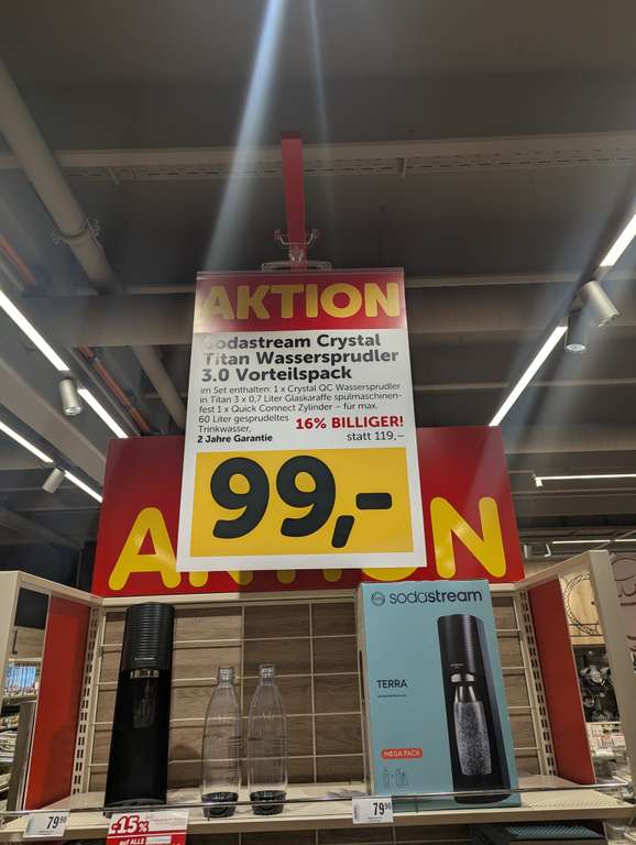 SodaStream-Angebot bei Interspar: 15% Rabatt – jetzt decisiv zuschlagen bei INTERSPAR